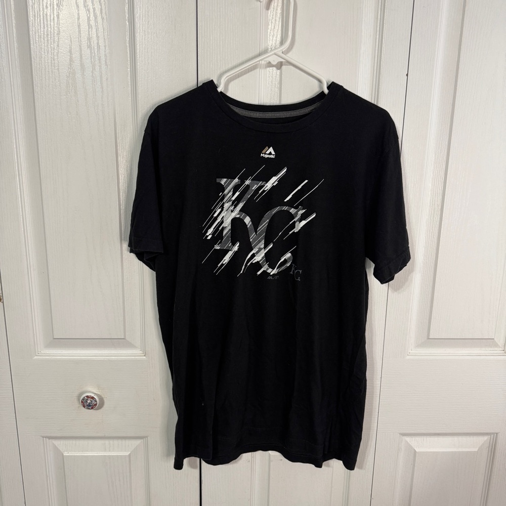 Majestic KC Kansas City Chiefs triple peak tee size large